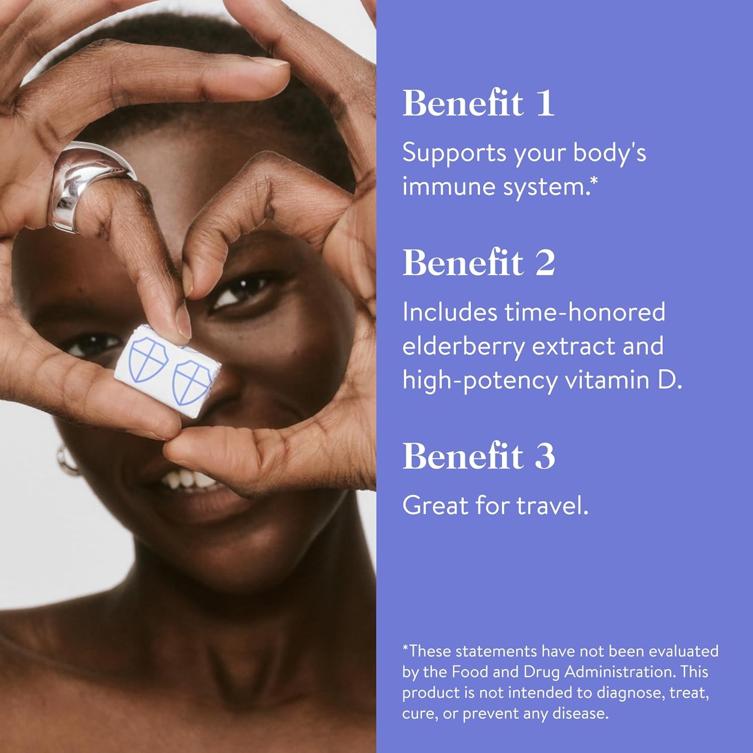 Wellness the Bodyguard Immunity Chews | Dietary Supplement for Immune Support | Elderberry Extract & Vitamin D | Berry Flavored | Immune System Booster | Pack of 30 Chews | Non-Gmo