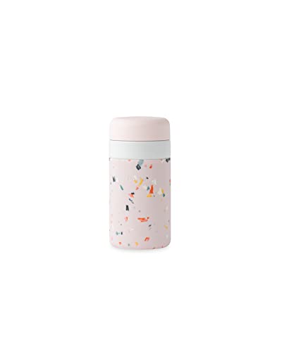 W&P Porter Insulated Bottle - Pure Ceramic Coating, Leakproof, 12oz, Blush Terrazzo