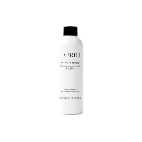 Gabriel Cosmetics Nail Polish Remover - Non-Toxic, Vegan, Citrus Scent - 8oz Liquid