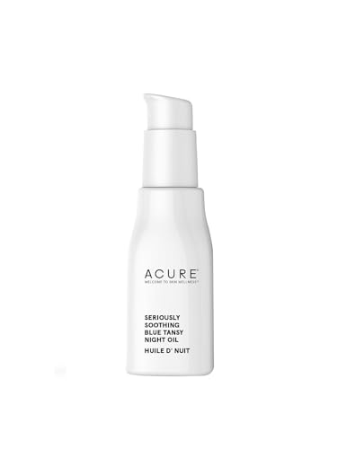 Acure Tansy Night Rose Oil - Deep Hydration & Soothing for Sensitive Skin - 100% Vegan, 1 oz
