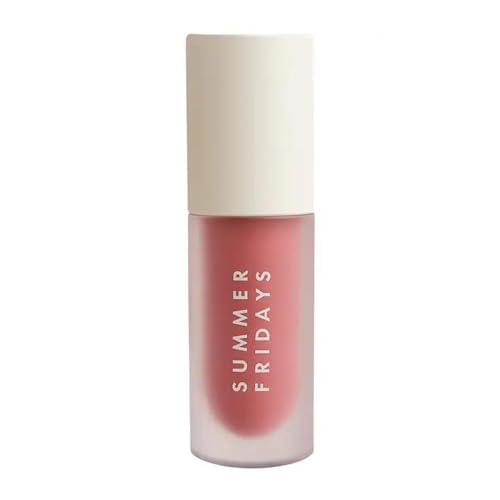 Summer Fridays Dream Lip Oil - Tinted Moisturizing Formula with Vitamin E, Blush Dreams - 0.15oz