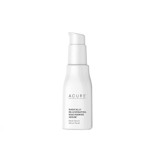 Acure Facial Serum - Anti-Aging Niacinamide with Hemp Seed Oil & Zinc PCA - 100% Vegan - 30ml
