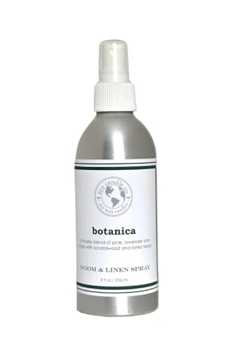 Eco Candle Co. Room & Linen Spray - Freshens with Pine, Lavender & Moss, 8oz Recycled Bottle