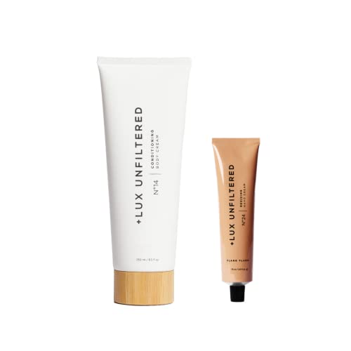 + Lux Unfiltered Body Care Set - Hydrating Daily Moisturizer & Hand Cream Duo - 8oz