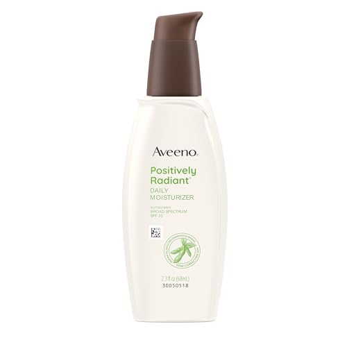 Aveeno Positively Radiant Face Moisturizer - Hydrates & Evens Skin Tone, SPF 30 - 2.3 FL OZ