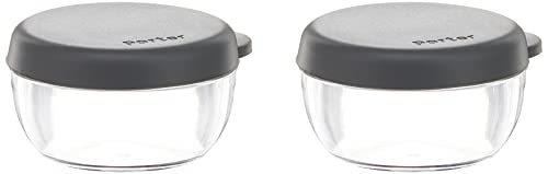 W&P Porter Dressing Container - Leak-Proof, BPA-Free, Versatile Storage, 1.5oz, Set of 2