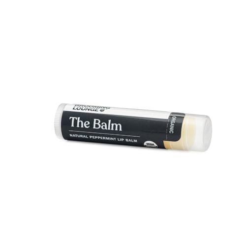 Grooming Lounge The Balm Lip Balm - Softens and Moisturizes Dry Lips, Peppermint Scent - 0.15 oz