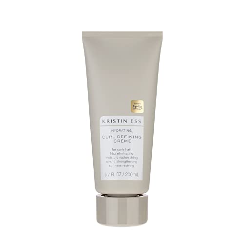 Kristin Ess Hair Cream - Defines Curls, Hydrates & Strengthens, Vegan - 6.7 oz