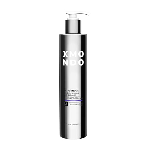 XMONDO Hair Supernova Blonde Toning Conditioner - Reduces Yellow Tones, Vegan, 8 Fl Oz