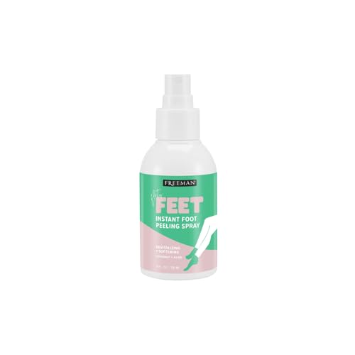 Freeman Foot Care Set - Instant Exfoliation, Moisturizing Formula, Vegan - 4 fl. oz.