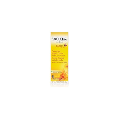 Weleda Baby Calendula Diaper Cream - Soothes Redness, Plant-Based Ingredients - 2.8oz