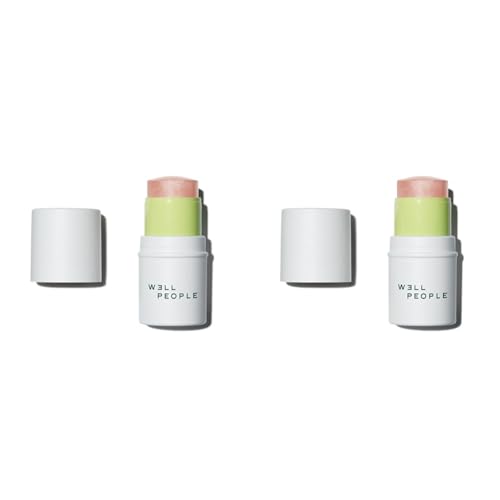 Well People Highlighter Stick - Hydrating Radiance, Plant-Powered Formula - Rose Glow, Pack of 2