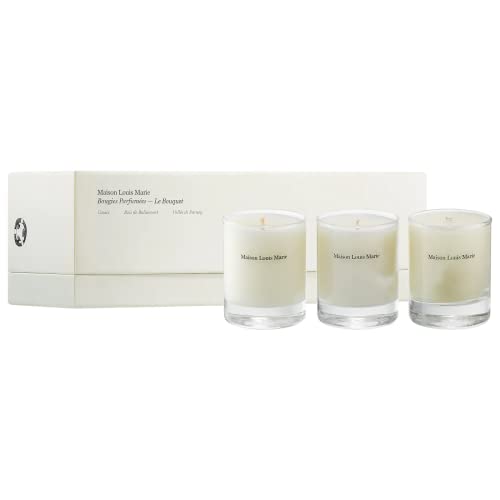 Maison Louis Marie Candle Set - Non-Toxic Fragrance, Vegan & Cruelty-Free - Set of 3, 2.5 oz
