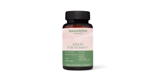 Maharishi Ayurveda Midlife for Women - Hormone Balance & Toxin Elimination - 60 Tablets