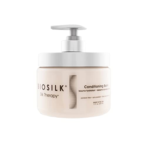 BioSilk Deep Hair Conditioner - Restores Shine & Smoothness, Hydration & Strengthening - 11oz