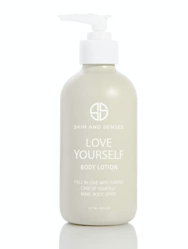 Love Yourself Body Lotion - Moisturizes & Softens Skin, Vegan, Non-GMO, Alcohol-Free - 8oz