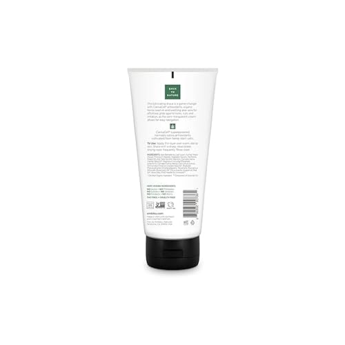Andalou Naturals CannaCell MEN Shave Cream - Smooth Glide, Antioxidants, Aloe Vera - 6oz