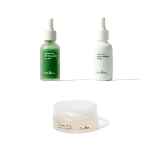 Ere Perez Skin Care Set - Antioxidant-Rich Cleansing & Nourishing Bundle, Vegan - 3 Products