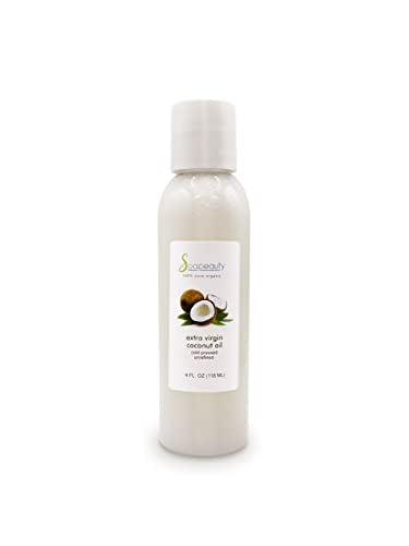 Soapeauty Extra Virgin Coconut Oil - Moisturizes Skin & Hair, Organic & Versatile - 8oz