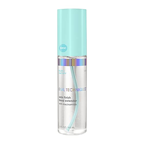 Real Techniques Setting Spray - Locks Makeup, Minimizes Shine, Niacinamide - 2 fl oz
