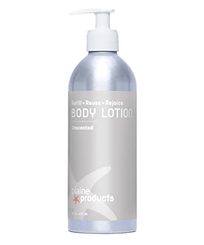 Plaine Products Body Lotion - Hydrating & Fast-Absorbing, Vegan & Non-GMO - 16oz Unscented
