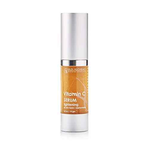 RD ALCHEMY Face Serum - Brightens Skin Tone, Reduces Age Spots, Natural Ingredients - 0.5 oz