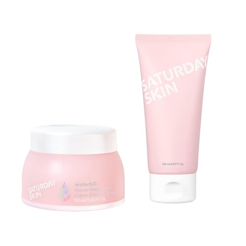 Saturday Skin Moisturizer - Hydrating Gel with Alaska Glacier Water, Vegan, Oil-Free - 50ml