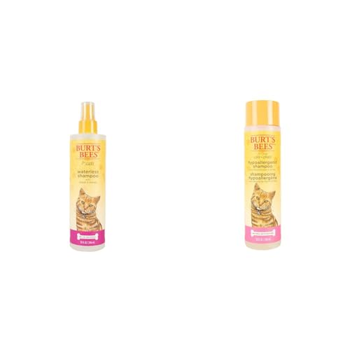 Burt’s Bees Pet Shampoo Bundle - Natural Waterless & Hypoallergenic for Sensitive Skin - 10oz