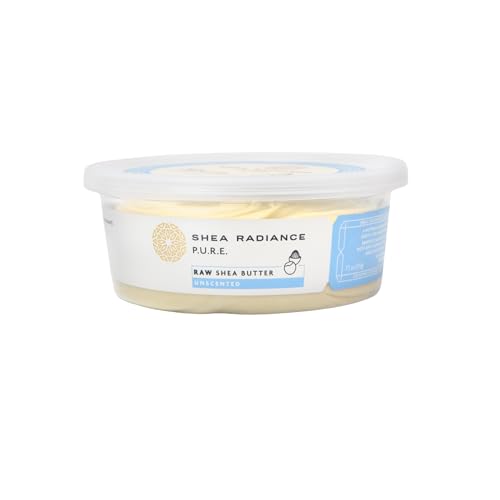 Shea Radiance Raw Shea Butter - Deep Moisture, Increases Elasticity, Unscented - 7.5oz