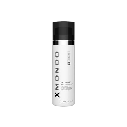 XMONDO Hair Wavetech Oil - Tames Frizz, Nourishes Waves, Vegan Formula with Argan Oil - 1.7 Fl Oz