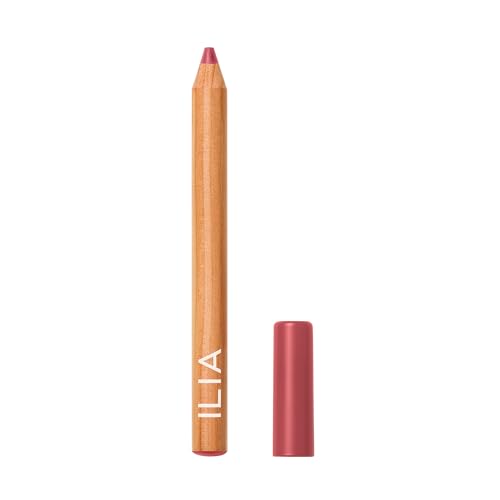 ILIA Lip Sketch Crayon - Hydrating, Non-Toxic, Long-Lasting, Demi-Matte - Pink Door