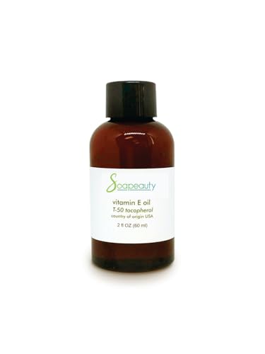 Soapeauty Tocopherol T-50 Vitamin E Oil - Nourishes Skin, Hair & Scars - 2oz Multi-Purpose