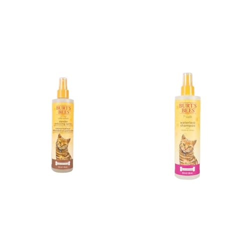 Burt's Bees Pet Grooming Set - Reduces Dander, Nourishing Aloe & Oatmeal - 10 Fl Oz Each