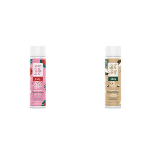 Hello Bello Kids Conditioner - Hypoallergenic, Moisturizing Coconut & Watermelon - 10 Fl Oz (2 Pack)