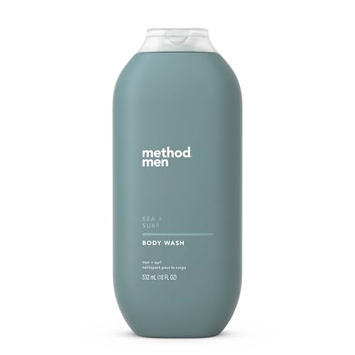 Method Men Body Wash - Plant-Based Cleansers, Paraben & Phthalate Free, 65% Recycled Plastic - 18oz