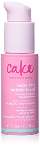 Cake Beauty Bubble Purifying Facial Mask - Energizes & Exfoliates, Vegan & Cruelty-Free - 1.69oz