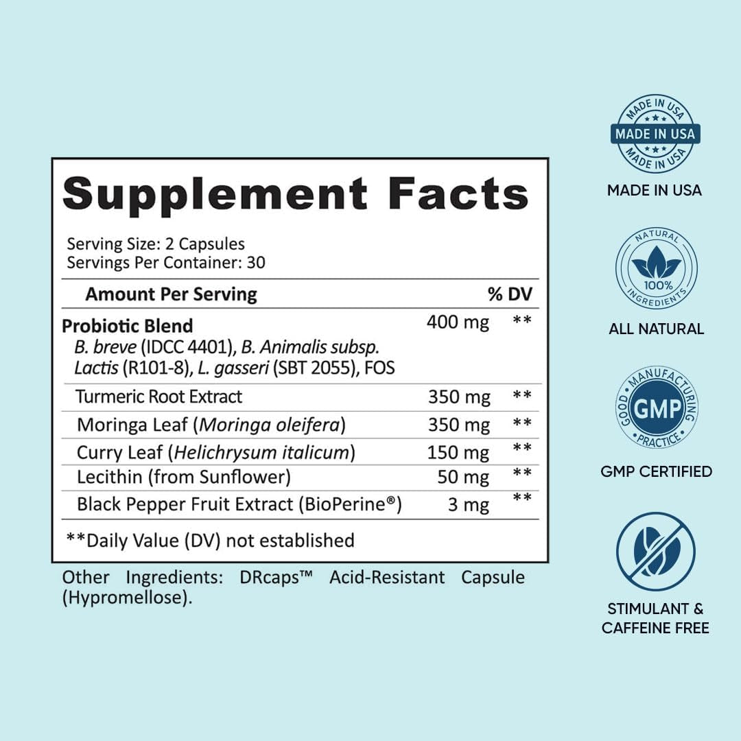 Provitalize | Probiotics for Women Digestive Health, Menopause, Joint Support | Sexy Midsection Curves, Bloat | Turmeric Curcumin | Packaging Vary | Formerly Better Body Co. (60 Ct)