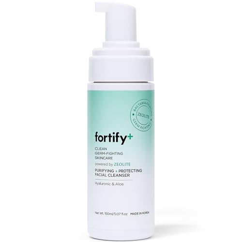 Fortify Hydrating Foaming Facial Cleanser - Purifies & Protects, Vegan, Fragrance-Free - 150ML