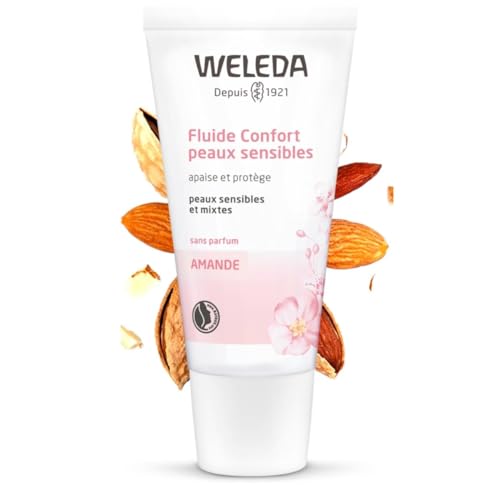 Weleda Almond Facial Lotion - Calms & Moisturizes Sensitive Skin, Restores Moisture - 1oz