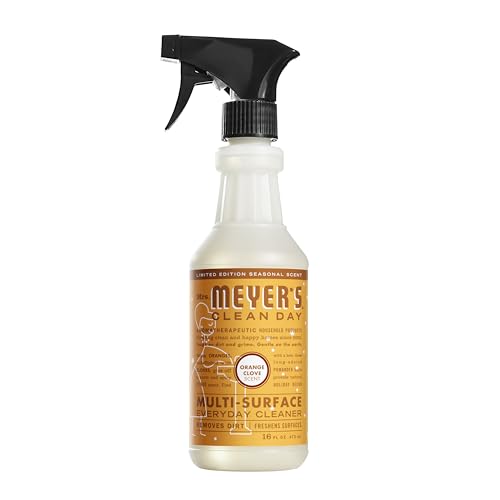 Mrs. Meyer's Multi-Surface Cleaner - Removes Dirt & Odors, Essential Oils - Orange Clove, 16 fl oz