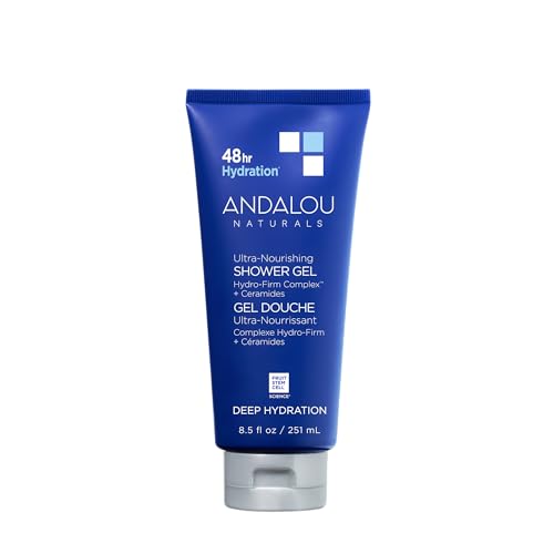 Andalou Naturals Body Wash - Deep Hydration, Vegan Formula with Hyaluronic Acid - 8.5 fl oz