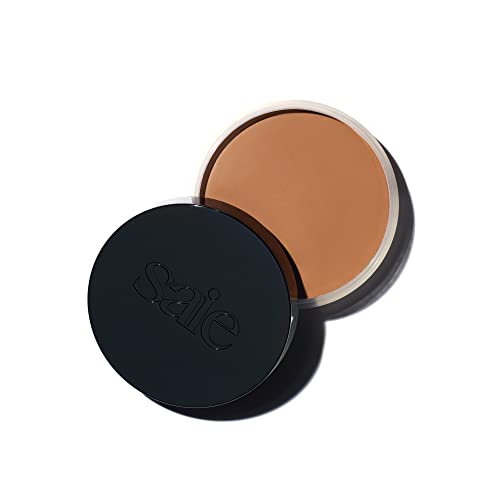 Saie Sun Melt Bronzer - Buildable Cream-Balm, Nourishing Ingredients - Medium Bronze (1 oz)