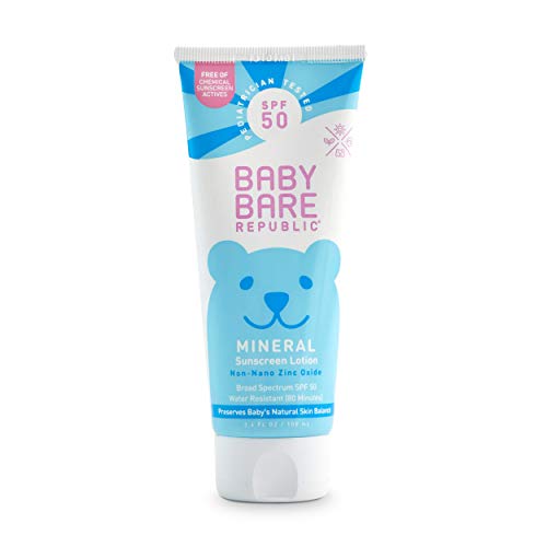 Bare Republic Baby Mineral Sunscreen SPF 50 - Gentle Formula with Calendula & Avocado Oils - 3.4oz