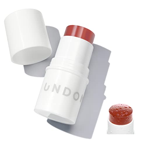 Undone Beauty Water Blush Stick - Radiant Glow, Non-Comedogenic, Vegan - Peach, 0.19 oz
