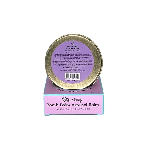 Lovability Bomb Balm - Tingly Peppermint Moisturizer, Vegan & Doctor Approved - 2oz
