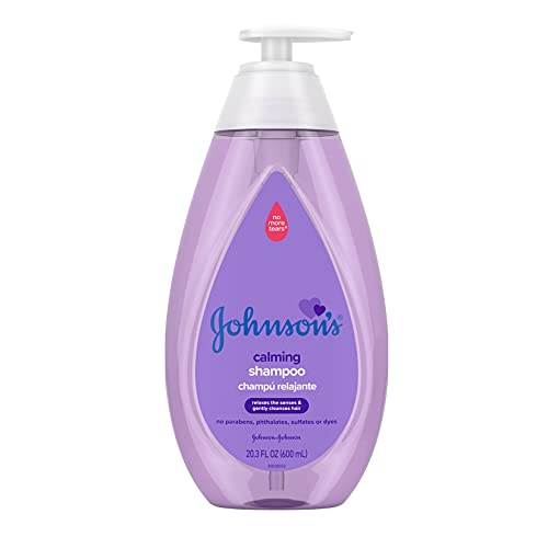Johnson's Calming Baby Shampoo - Hypoallergenic, Tear-Free, Gentle Clean - 20.3 fl. oz