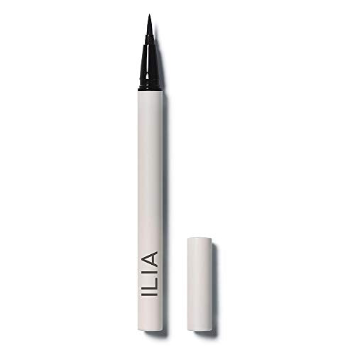 ILIA Liquid Eyeliner - Non-Toxic, Vegan, Water Resistant, Precision Felt Tip - Black, 0.01 fl oz