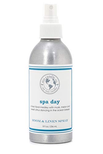 Eco Candle Co. Room & Linen Spray - Fresh Floral Musk Citrus Blend, Natural Ingredients - 8oz