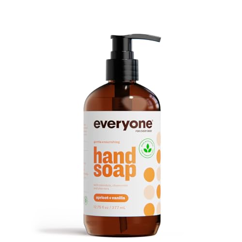 Everyone for Every Body Hand Soap - Gentle Cleansing, Apricot Vanilla, 12.75oz, 6 Bottles