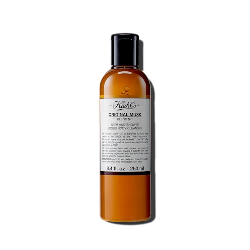 Kiehl's Original Musk Body Wash - Silky-Smooth Skin, Aloe Vera & Glycerin - 8.4 fl oz